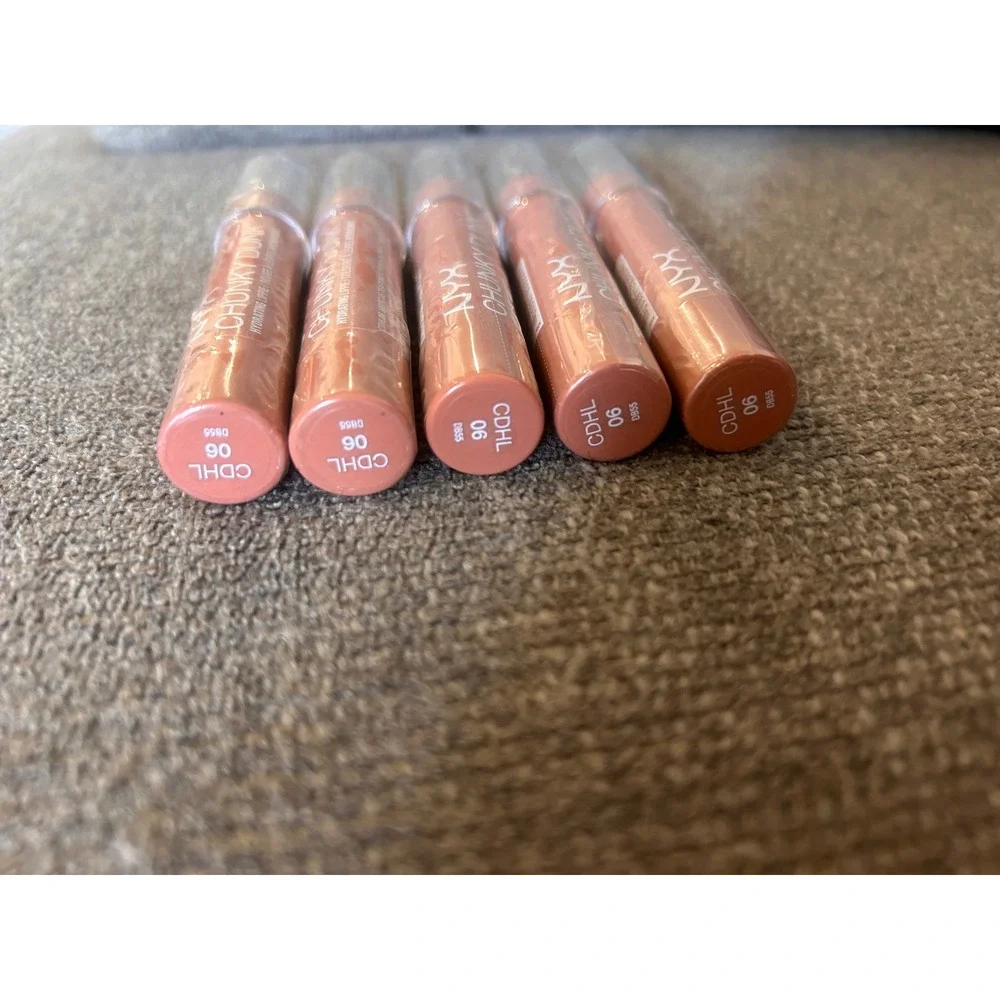 Lot of 5 NYX Chunky Dunk Hydrating Lippie Hibiscus Tea Punch CDHL06 New Sealed